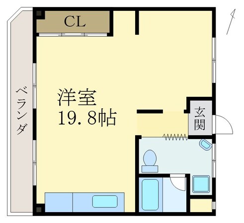 リベラルパレス堀止の物件間取画像